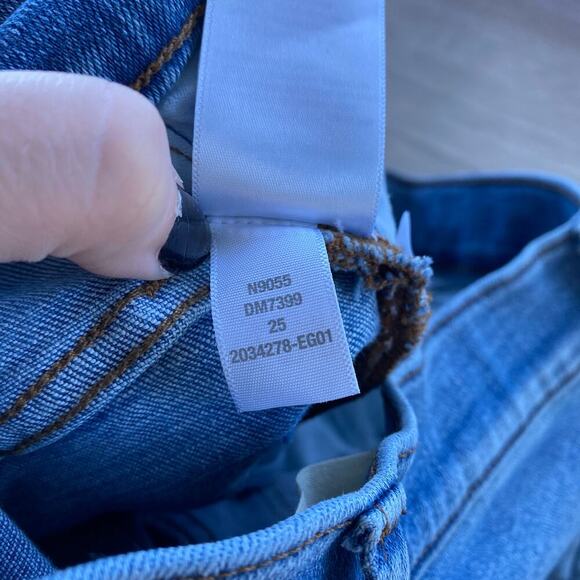 MADEWELL Mid Rise Kick Out Jeans Medium Wash Stretch Denim Size 25 Flared - Picture 8 of 9